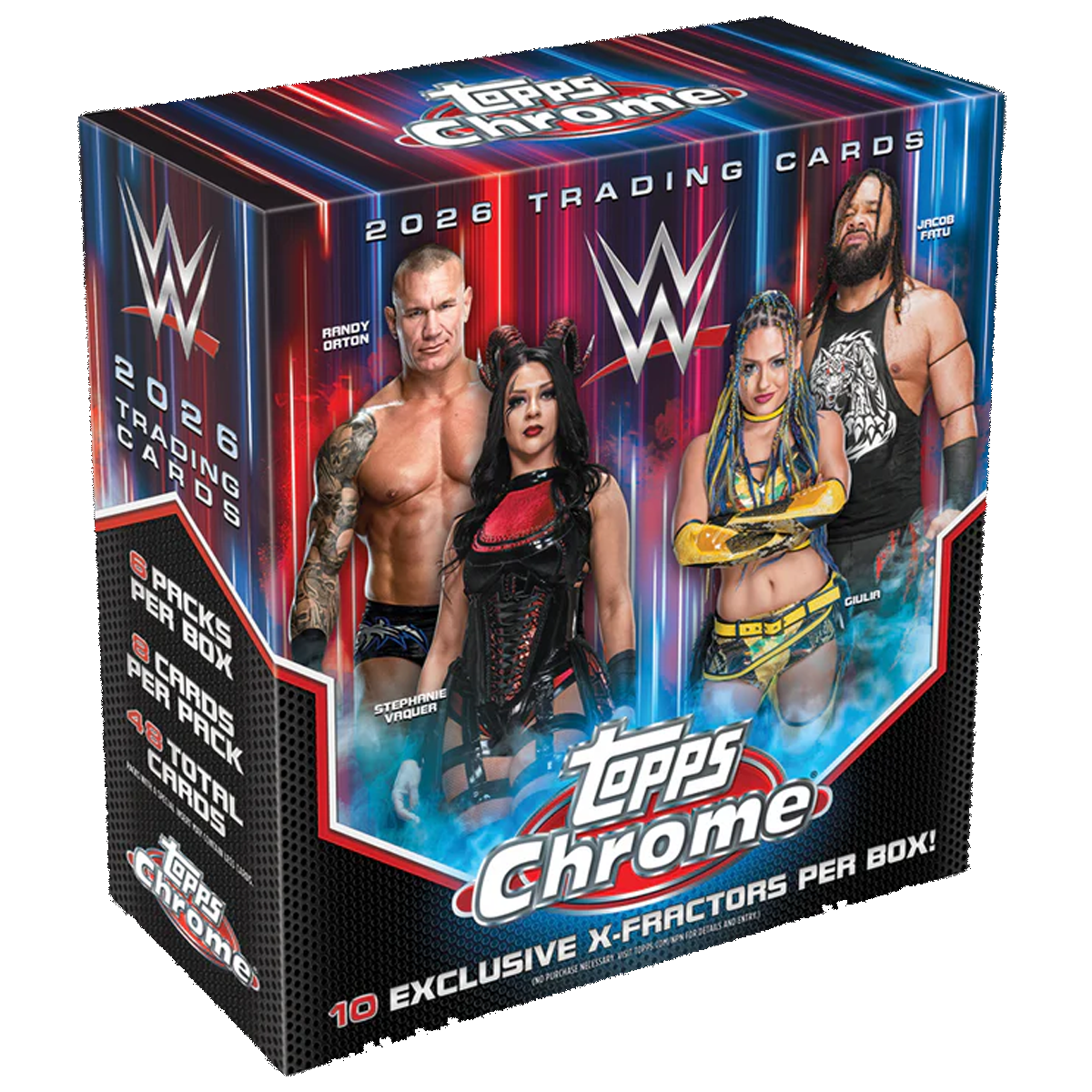 Topps Chrome WWE 2026 Mega