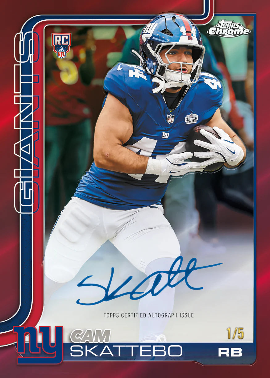 Topps Chrome Football 2025 Value
