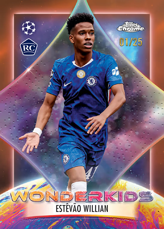 Topps Chrome UEFA Club Competitions 2025/26 Mega