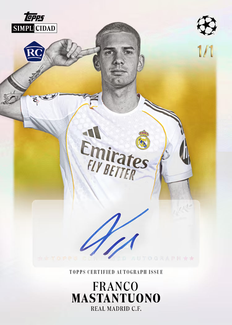 Topps Simplicidad UEFA Club Competitions 2025/26