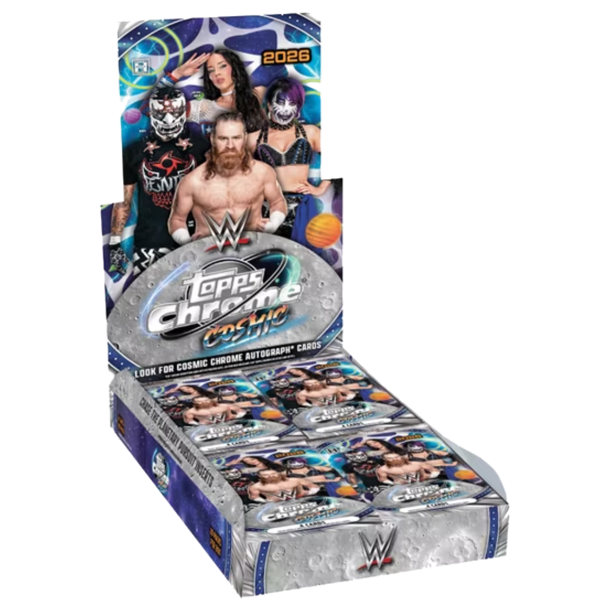 Einzelpack - Topps Chrome WWE Cosmic 2026 Hobby