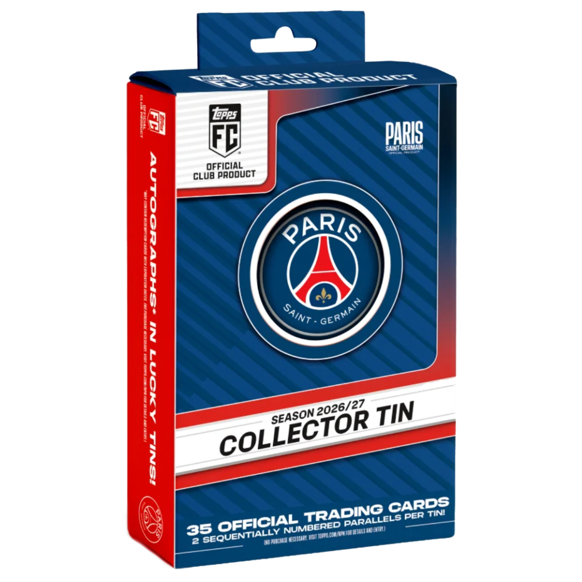 Topps Paris Saint-Germain Collector Tin 2026/27