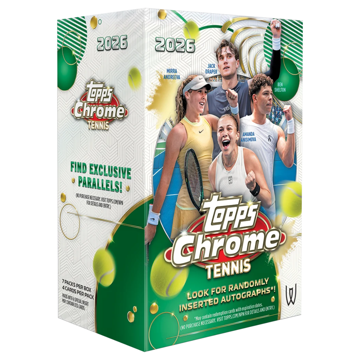 Topps Chrome Tennis 2026 Value