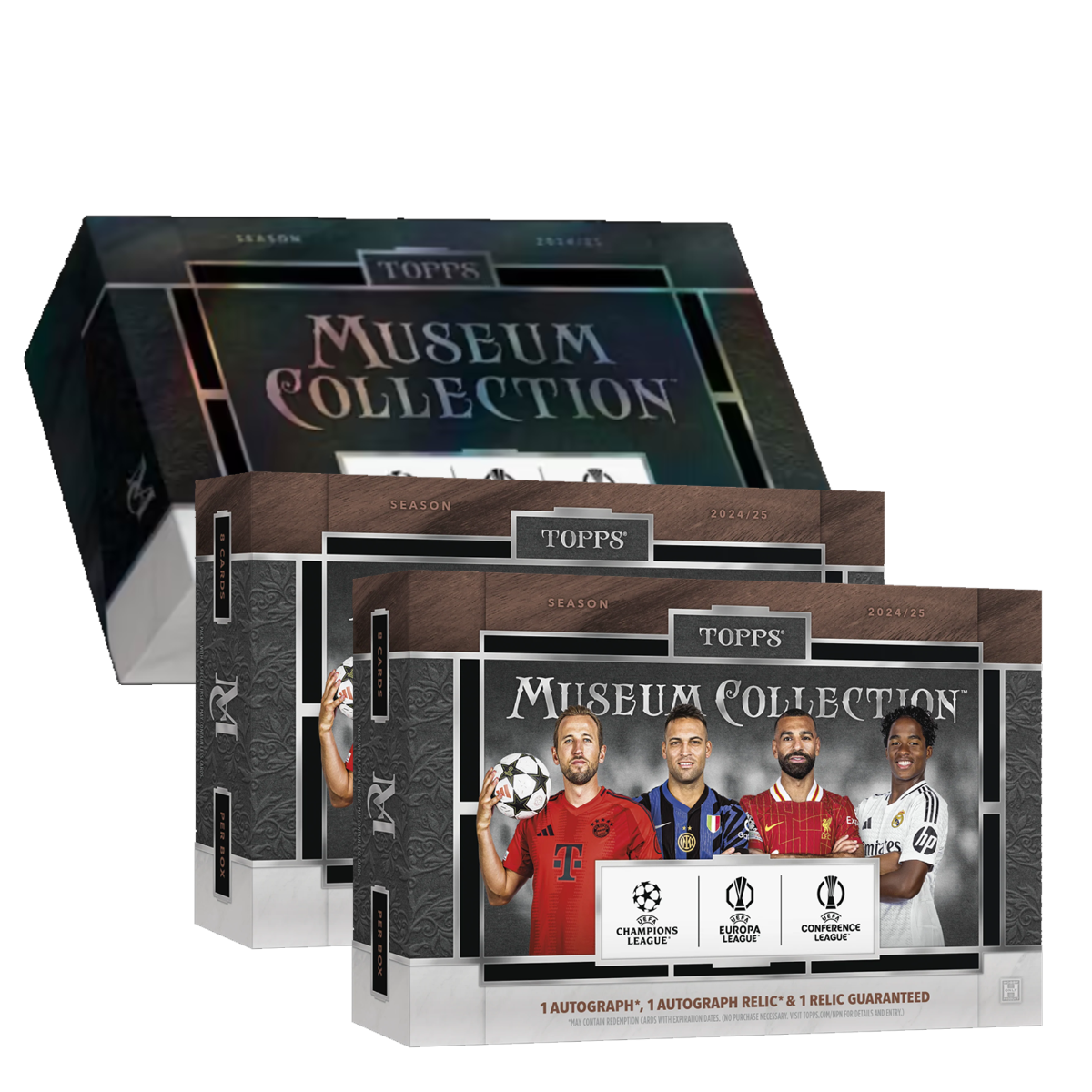 MIXED PYT/PYP - 1x Topps Museum UEFA Club Competitions 2024/25 Hattrick + 2x Topps Museum UEFA Club Competitions 2024/25 Hobby