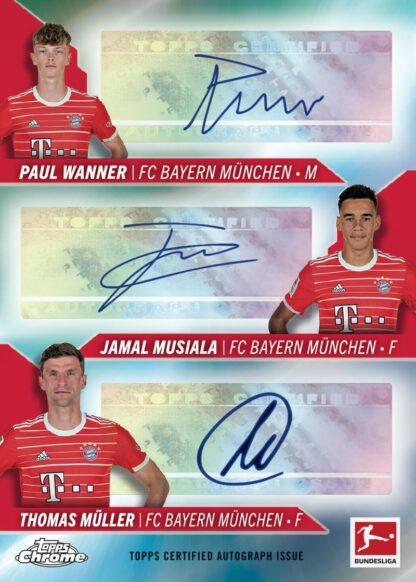 RTB - 4x Topps Chrome Bundesliga 2022/23 – Bild 5