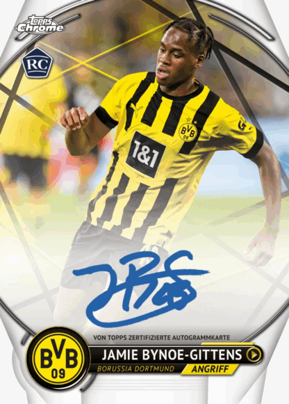 Topps BVB Chrome 2022/23 - On-Card Autogramm – Bild 4