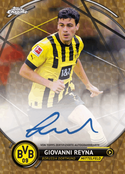 Topps BVB Chrome 2022/23 - On-Card Autogramm – Bild 3