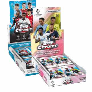 Bundle - Topps Chrome UEFA Club Competitions 2022/23 Hobby Lite x Topps Chrome UEFA Champions League 2021/22 Hobby Lite