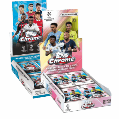 Bundle - Topps Chrome UEFA Club Competitions 2022/23 Hobby Lite x Topps Chrome UEFA Champions League 2021/22 Hobby Lite