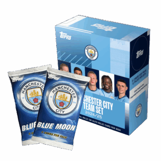 Bundle - Topps Manchester City Team Set 2024/25 x 2x Topps Blue Moon Manchester City 2024/25 Einzelpack