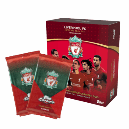Bundle - Topps Liverpool FC Team Set 2022/23 x 2x Topps Chrome Liverpool F.C. 2023/24 Einzelpack