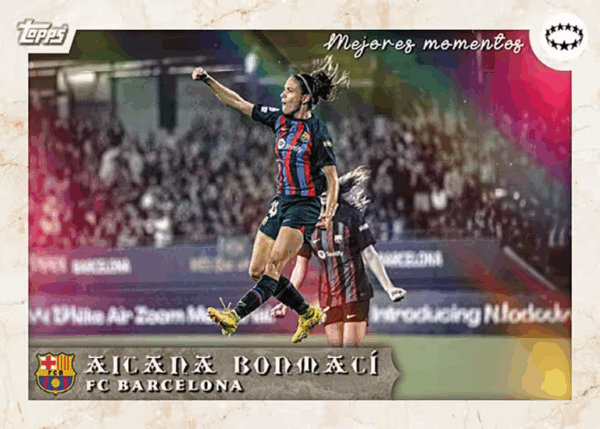 Topps Platinum UEFA Womens Champions League Altana Bonmati Curated Set 2023/24 – Bild 4