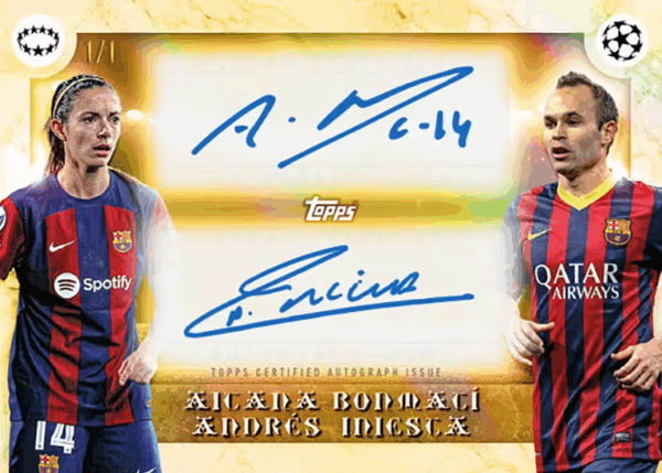 Topps Platinum UEFA Womens Champions League Altana Bonmati Curated Set 2023/24 – Bild 12