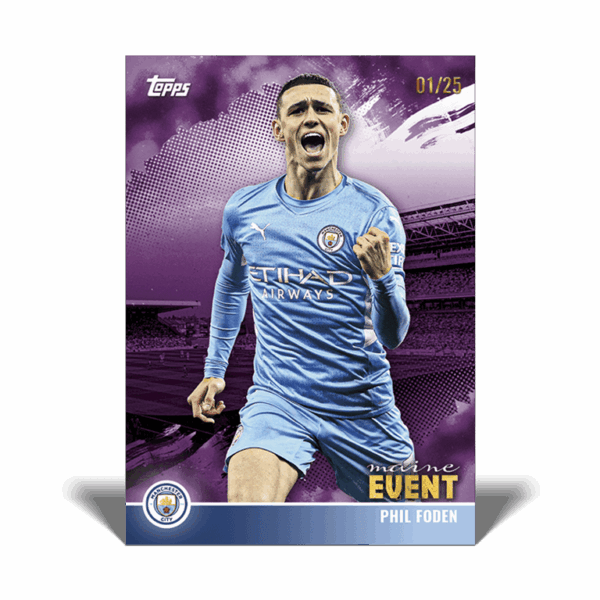 Topps Manchester City Team Set 2021/22 - Cole Palmer RC – Bild 6