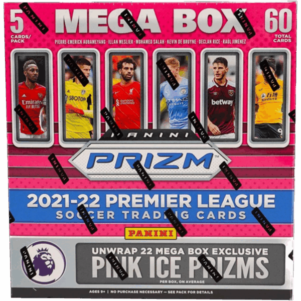 Panini Prizm Premier League EPL Soccer 2021/22 Mega