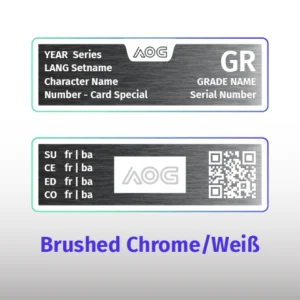 AOG Grading - Label Brushed Chrome