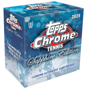 Topps Chrome Tennis Sapphire 2025